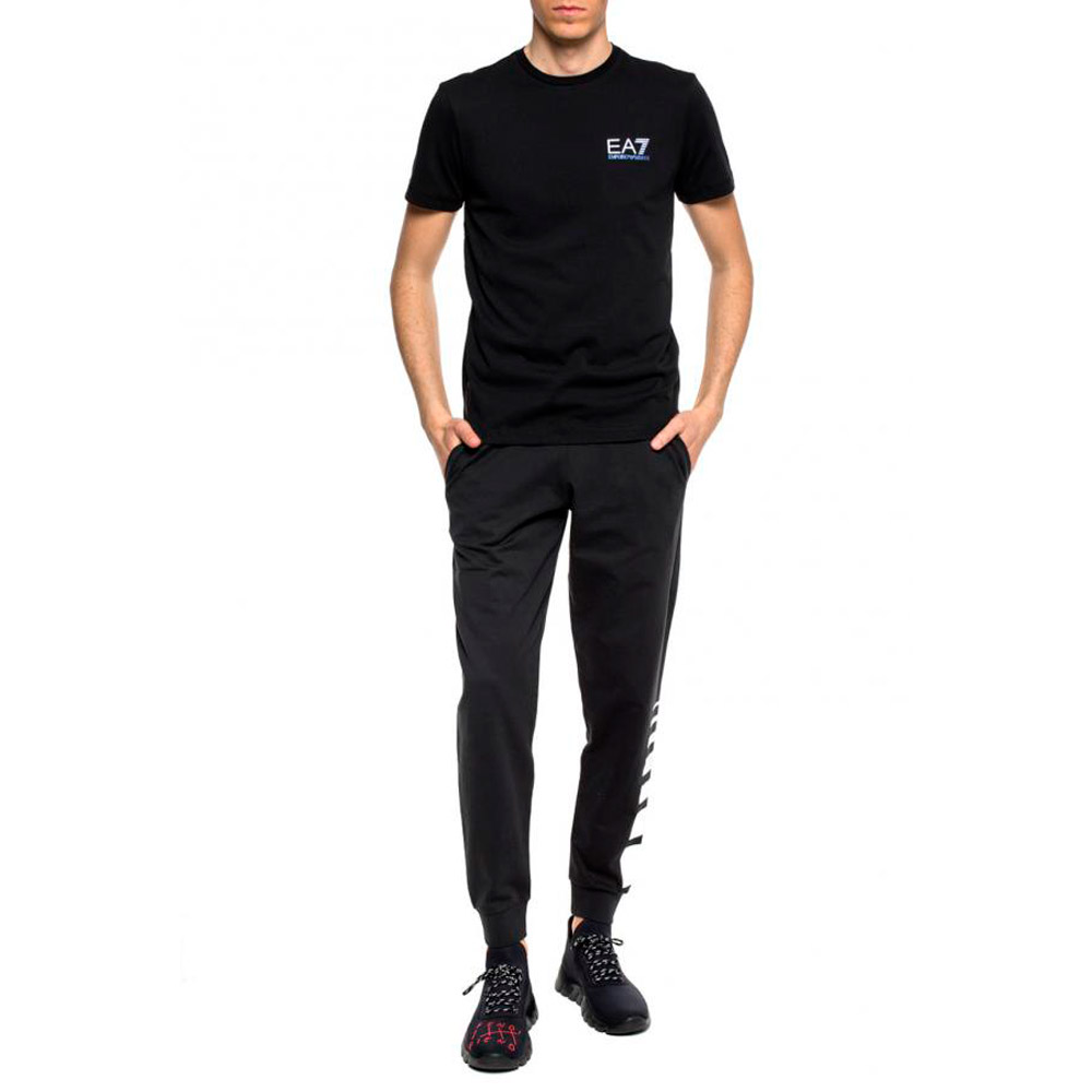 Tricou bărbătesc EA7 EMPORIO ARMANI JERSEY T-SHIRT 3XL Negru photo 2